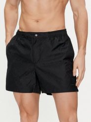 Calvin Klein Swimwear Szorty kąpielowe KM0KM00943 Czarny Regular Fit. Czarne kąpielówki męskie Calvin Klein Swimwear, bez wzorów, z syntetyku. Za 269.99 zł.
