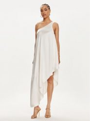 NORMA KAMALI Tunika ST1246CB211944 Biały Regular Fit. Białe tuniki damskie Norma Kamali, xs, bez wzorów, z syntetyku, bez ramiączek. Za 899.99 zł.