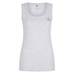Damski tank top HV Polo Classic. Szare topy damskie HV POLO, bez wzorów, eleganckie, bez kołnierzyka, bez ramiączek. Za 140.50 zł.
