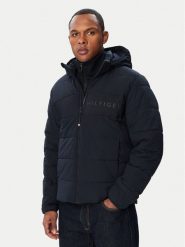 Tommy Hilfiger Kurtka zimowa MW0MW45273 Granatowy Regular Fit. Niebieskie kurtki męskie Tommy Hilfiger, na zimę, m, bez wzorów, z syntetyku, bez kaptura. Za 1,299.00 zł.