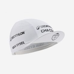 Second Life - Czapka z daszkiem rowerowa szosowa Van Rysel... - Stan Doskonały. Białe czapki damskie VAN RYSEL, bez wzorów, z materiału. Za 37.99 zł.