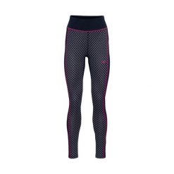 Damskie legginsy Kari Traa Lekker. Niebieskie legginsy damskie Kari Traa, bez wzorów, z dzianiny. Za 398.20 zł.