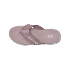 Klapki damskie Hummel Comfort. Fioletowe klapki damskie Hummel, bez wzorów, klasyczne, bez obcasa, bez zapięcia. Za 220.00 zł.