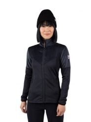 Bluza Rossignol damska W Diretta Fleece FZ czarna. Czarne bluzy damskie Rossignol, l, z aplikacjami, z elastanu, eleganckie, bez ramiączek, bez kaptura. Za 765.65 zł.