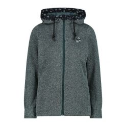Damska techniczna bluza z kapturem CMP. Szare bluzy damskie CMP, m, bez wzorów, bez ramiączek, z kapturem. Za 347.45 zł.