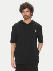 HUGO Bluza Devon 50540164 Czarny Regular Fit. Czarne bluzy męskie Hugo, l, bez wzorów, z syntetyku, bez ramiączek, bez kaptura. Za 219.99 zł.