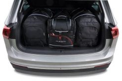 Torby Do Bagażnika Vw Tiguan 2016-2024 4Szt Kjust. Czarne torby podróżne damskie KJUST, bez wzorów, z kauczuku. Za 1,216.00 zł.