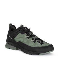 Buty trekkingowe męskie Aku Rock Dfs. Czarne trekkingi męskie Aku, z materiału, bez zapięcia. Za 419.00 zł.