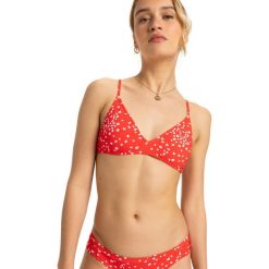 Stanik bikini typu bralette dla Kobiety PT BEACH CLASSICS Czerwony. Czerwone bikini Roxy, bez wzorów, z elastanu. Za 159.99 zł.