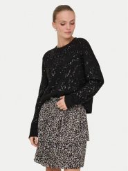ONLY Sweter Alta 15353230 Czarny Regular Fit. Czarne swetry nierozpinane damskie ONLY, m, bez wzorów, z syntetyku, bez kołnierzyka, bez ramiączek. Za 169.99 zł.