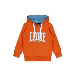 Bluza wygodny z bawełna z kaptur na czas wolny. Brązowe bluzy damskie LEONE 1947 APPAREL, bez wzorów, z bawełny, bez kaptura, na fitness i siłownię. W wyprzedaży za 82.10 zł.