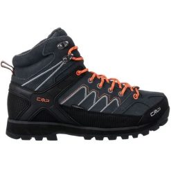 Buty CMP Moon Mid Wp trekkingowe M 31Q4797U423 szare. Szare trekkingi męskie z materiału, bez zapięcia. Za 729.62 zł.