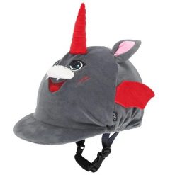Czapka na kask jeździecki QHP Halloween. Czarne czapki damskie QHP, bez wzorów, z materiału. Za 164.50 zł.
