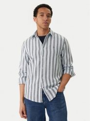 Tommy Jeans Koszula DM0DM22755 Błękitny Regular Fit. Niebieskie koszule męskie Tommy Jeans, l, bez wzorów, z jeansu, bez kołnierzyka, bez ramiączek. Za 409.99 zł.