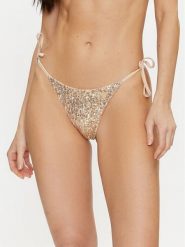 Guess Dół od bikini E3GO02 KBMV0 Złoty. Żółte bikini Guess, l, z aplikacjami, z syntetyku. Za 239.99 zł.