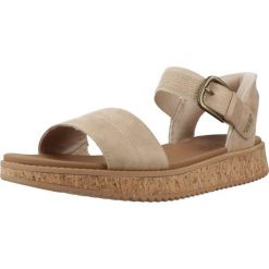 Sandały SKECHERS BOBS SUN VIBE BE CORKY Beżowy. Brązowe sandały damskie Skechers, bez wzorów, z syntetyku, bez obcasa, bez zapięcia. Za 261.99 zł.