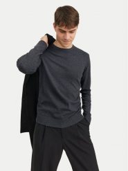 Jack & Jones Sweter Eemil 12208364 Szary Regular Fit. Szare swetry męskie Jack & Jones, m, bez wzorów, z bawełny, bez kołnierzyka, bez ramiączek. Za 179.99 zł.