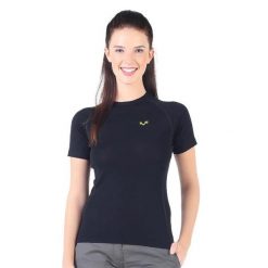 Damska koszulka z krótkim rękawem 100% Wełna Merino 195gr Bise Woolona. Czerwone koszulki sportowe damskie WOOLONA, xl, bez wzorów, z wełny, bez ramiączek. W wyprzedaży za 261.00 zł.