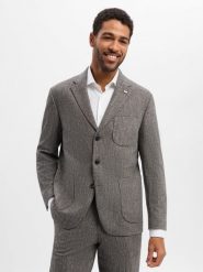 Finshley & Harding London marynarka garniturowa z zawartością wełny - Duża Mężczyźni Comfort Fit Wełna brązowy, 50. Brązowe garnitury męskie Finshley & Harding London, m, bez wzorów, z wełny, wizytowe, bez kołnierzyka, bez ramiączek. Za 799.95 zł.