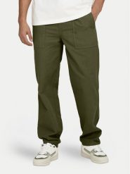 Only & Sons Spodnie materiałowe Sinus 22030239 Zielony Loose Fit. Zielone spodnie materiałowe męskie Only & Sons, bez wzorów, z bawełny. Za 179.99 zł.