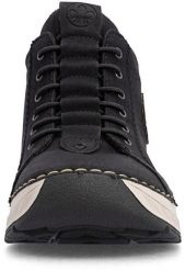 Rieker Booties Czarne 40 (44550-00). Czarne obuwie sportowe damskie Rieker, bez wzorów, bez zapięcia. Za 324.42 zł.