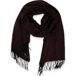 Elegancki szalik firmy V.Fraas - Cashmink - Bordo W Drobne Wzory. Czerwone szaliki męskie V. Fraas, bez wzorów, z materiału. Za 49.00 zł.