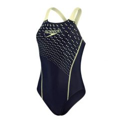Strój kąpielowy damski Speedo Medley Logo. Niebieskie stroje kąpielowe damskie Speedo, xs, bez wzorów, z poliesteru. Za 109.99 zł.