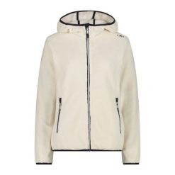 Bluza damska turystyczna CMP 38P1546. Brązowe bluzy damskie CMP, l, bez wzorów, z polaru, sportowe, bez ramiączek, z kapturem. Za 279.99 zł.