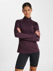 Bluza damska z zamkiem 1/2 Newline Power. Czerwone bluzy damskie Newline, xl, bez wzorów, z materiału, bez ramiączek, bez kaptura. Za 249.00 zł.