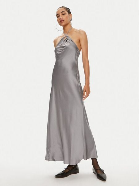 2NDDAY Sukienka wieczorowa Alba TT 2244127222 Szary Regular Fit. Szare sukienki damskie 2NDDAY, bez wzorów, z wiskozy, wizytowe, bez kołnierzyka, bez ramiączek. Za 469.99 zł.