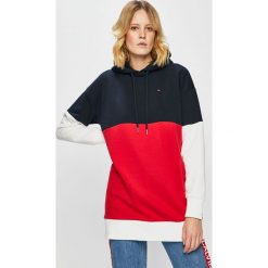 Tommy Hilfiger - Bluza. Bluzy damskie Tommy Hilfiger, s, bez wzorów, z bawełny, bez ramiączek, z kapturem. W wyprzedaży za 329.90 zł.