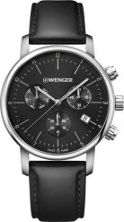 Zegarek Wenger Zegarek męski Wenger 01.1743.102 czarny. Czarne zegarki męskie Wenger, bez wzorów. Za 1,232.00 zł.