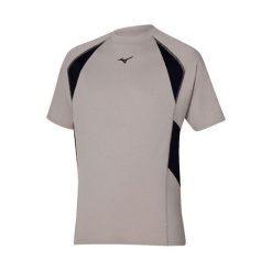 T-shirt Mizuno Athletics Oversize Tee. Szare t-shirty damskie Mizuno, bez wzorów, sportowe, bez kołnierzyka, bez ramiączek. Za 188.00 zł.