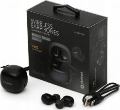 Słuchawki Platinet Platinet wireless earbuds PM1001B TWS, black (45923). Czarne słuchawki bezprzewodowe Platinet. Za 97.99 zł.
