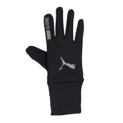 Rękawiczki Unisex Dla Dorosłych Z Logo Sezonu. Czarne rękawiczki damskie Puma, bez wzorów. Za 149.99 zł.
