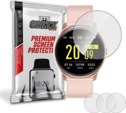 GrizzGlass Folia hydrożelowa Grizz Smartwatch KW19. Zegarki smartwatch GrizzGlass, bez wzorów. Za 11.99 zł.