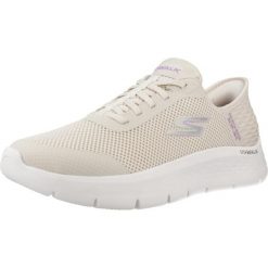 Buty SKECHERS GO WALK FLEX GRAND ENTRY Beżowy. Brązowe obuwie sportowe damskie Skechers, bez wzorów, z materiału, bez zapięcia, trekkingowe, Skechers Sport. Za 332.99 zł.