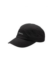 Craft Hypervent Run Cap – lekka, ergonomiczna czapka biegowa – Black. Czarne czapki damskie Craft, bez wzorów. Za 189.00 zł.