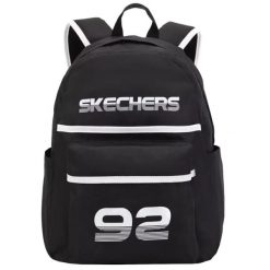 Plecak unisex Skechers Downtown Backpack pojemność 20 L. Czarne plecaki damskie Skechers, bez wzorów, sportowe. Za 73.99 zł.