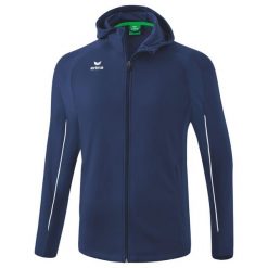 Wielokolorowa kurtka treningowa Erima Liga Star z kapturem. Białe kurtki męskie 55PROTEC, xl, bez wzorów, z materiału, retro, z kapturem. Za 299.99 zł.