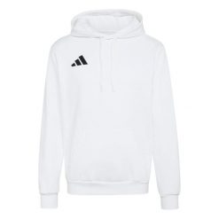 Bluza męska adidas Entrada 26 Hoody biała JZ6579. Białe bluzy męskie Adidas, m, bez wzorów, sportowe, bez ramiączek, bez kaptura. Za 134.99 zł.