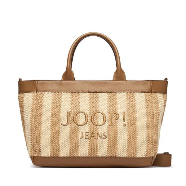 Torebka JOOP! Jeans. Brązowe shopperki damskie JOOP! Jeans, bez wzorów, z jeansu, bez dodatków. Za 649.99 zł.