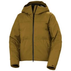 Damska kurtka narciarska Helly Hansen Nora. Brązowe kurtki sportowe damskie Helly Hansen, xl, bez wzorów, z materiału, bez ramiączek, bez kaptura, narciarskie. Za 1,262.00 zł.