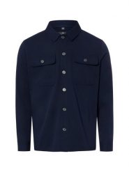 Nils Sundström koszula typu overshirt Mężczyźni Regular Fit biały, M. Białe koszule męskie Nils Sundström, m, bez wzorów, bez kołnierzyka, bez ramiączek. Za 349.95 zł.