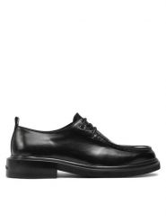 Calvin Klein Półbuty HM0HM01538 Czarny. Czarne buty wizytowe męskie Calvin Klein, bez wzorów, ze skóry, bez obcasa, bez zapięcia. Za 849.99 zł.
