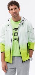 Kurtka męska Ombre V4 OM-JANP-0104 biała r. XL. Białe kurtki męskie Ombre, m, bez wzorów, bez kaptura. Za 59.99 zł.