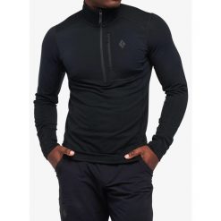 Bluza termoaktywna męska Black Diamond Coefficient LT Quarter Zip Pullover. Czarne bluzy męskie Black Diamond, na zimę, m, bez wzorów, sportowe, bez ramiączek, bez kaptura. Za 449.99 zł.