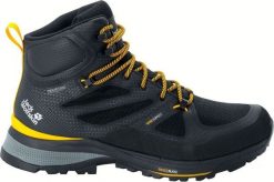 Buty trekkingowe męskie Jack Wolfskin Force Striker Texapore Mid czarne r. 42 1/2. Czarne trekkingi męskie Jack Wolfskin, bez zapięcia. Za 522.90 zł.
