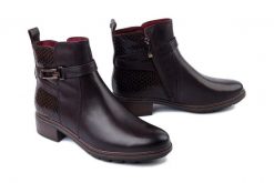 TAMARIS 1-25391-45 3B3 M2539145 mocca comb, botki damskie. Brązowe botki damskie Tamaris, bez wzorów, bez obcasa, na obcasie, bez zapięcia. Za 379.12 zł.