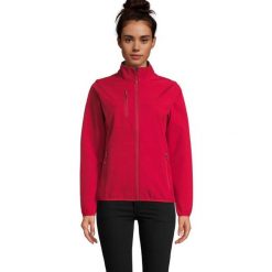 Damska Kurtka Soft Shell Falcon Zapinana Na Zamek Błyskawiczny. Czerwone kurtki sportowe damskie SOL'S, s, bez wzorów, bez ramiączek, bez kaptura, trekkingowe. Za 228.99 zł.